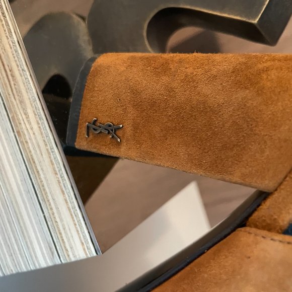 Yves Saint Laurent YSL Block Heel Sandal - Picture 2 of 7